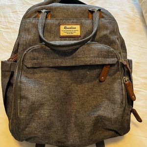 Ruvalino diaper bag in grey